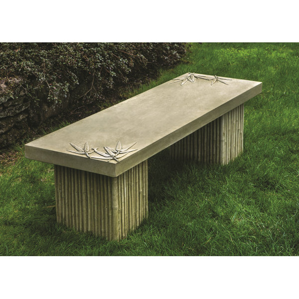 Bayou Breeze Laurens Stone/Concrete Garden Bench Wayfair